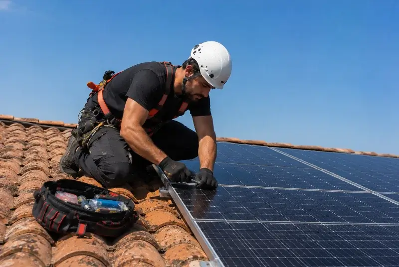 Maintenance et monitoring de panneaux solaires à Ayguemorte-les-Graves