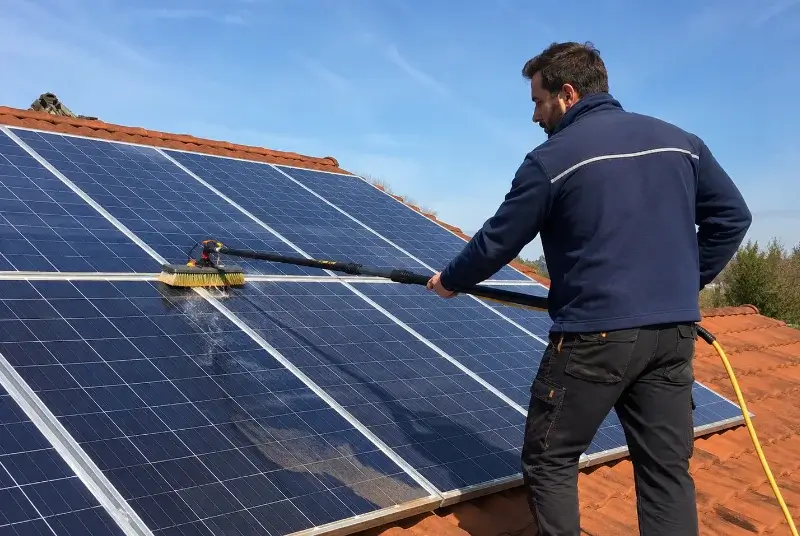 Nettoyage et entretien de panneaux solaires à Ayguemorte-les-Graves